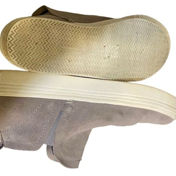 Womens Size 7 Dolce Vita Ankle Boot Sneaker Gray Comfort Casual Fashion Suede - Picture 3 of 5